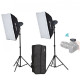 Набір студійного світла Visico VL-400 Softbox KIT